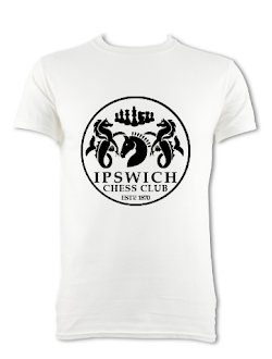 Ipswich Chess Club - White T-Shirt